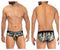 HAWAI 42192 Printed Microfiber Hip Briefs Color Military Green